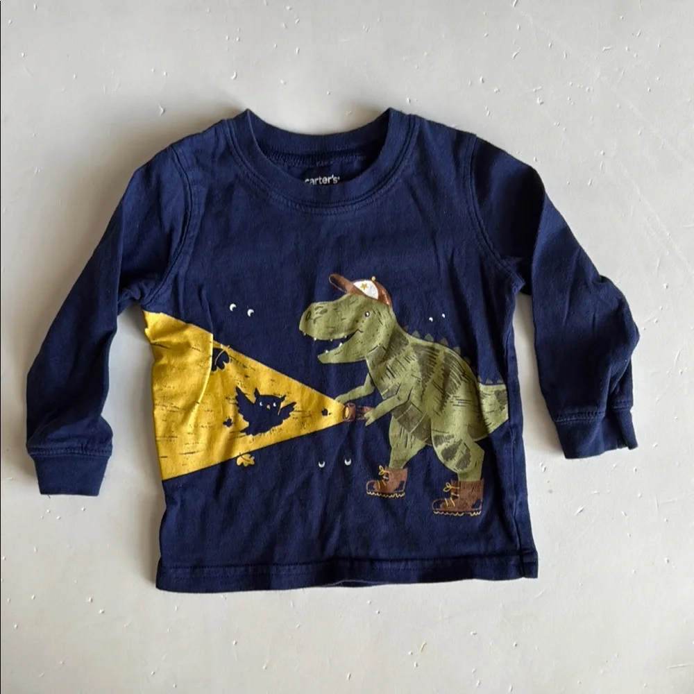 Carter’s Dinosaur Long Sleeve Shirt and Pants Set Boys 12 months